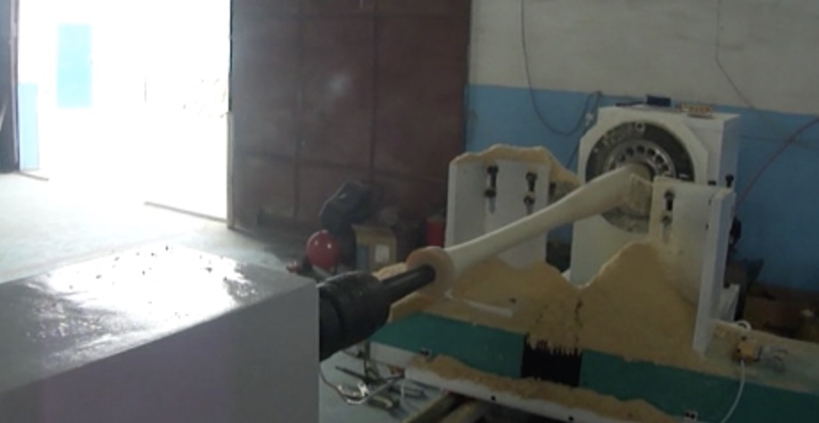 cnc wood lathe machine